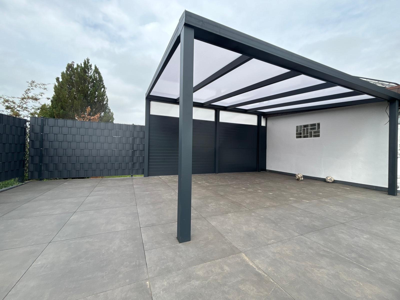 Carport mit Giebel